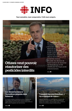 Cover of Radio-Canada Info