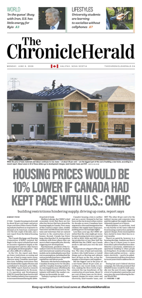Cover of The Chronicle Herald (Provincial)