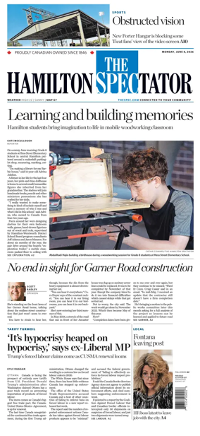 Cover of The Hamilton Spectator