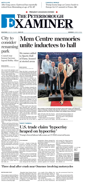Cover of The Peterborough Examiner