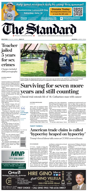 Cover of The Standard (St. Catharines)