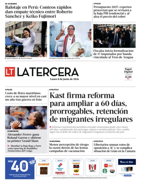 Cover of La Tercera