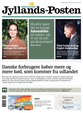 Cover of Jyllands-Posten