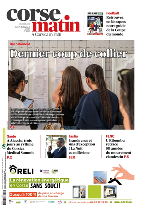 Cover of Corse Matin