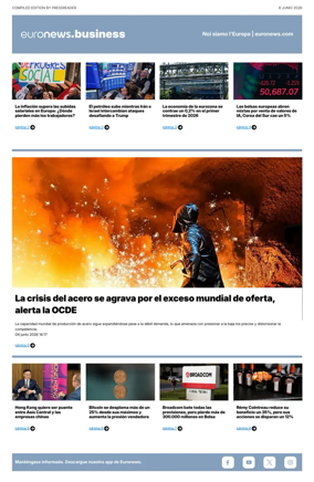 Cover of Euronews Business (Spanish) Compiled Edition