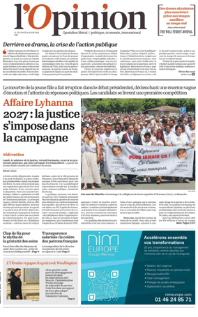 Cover of L'Opinion