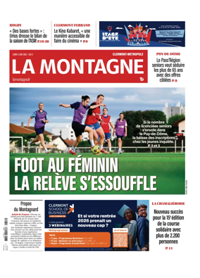 Cover of La Montagne (Clermont-Metropole)