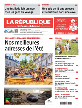 Cover of La Republique de Seine-et-Marne (Edition A-B)
