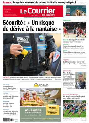 Cover of Le Courrier de l’Ouest (Angers)