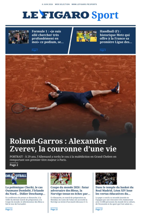 Cover of Le Figaro Sport