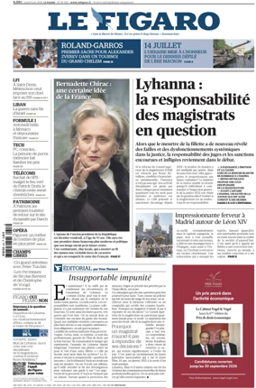 Cover of Le Figaro