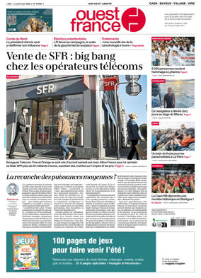 Cover of Ouest France (Caen - Bayeux - Falaise - Vire)