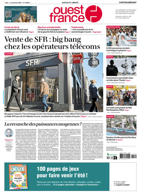 Cover of Ouest France (Chateaubriant)