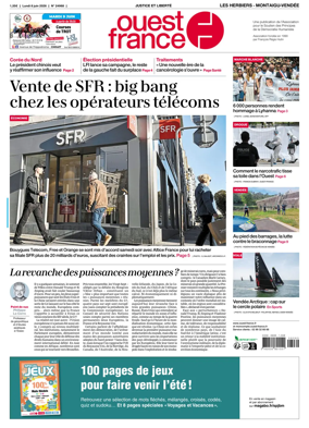Cover of Ouest France (Les Herbiers / Montaigu)