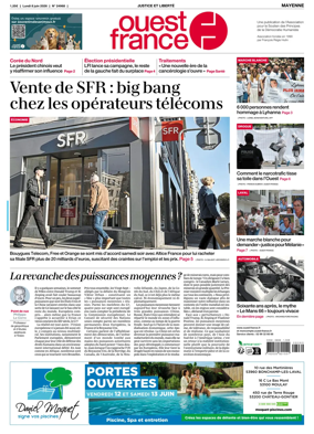 Cover of Ouest France (Mayenne)