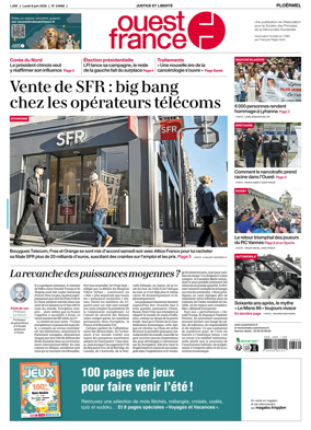 Cover of Ouest France (Ploermel)