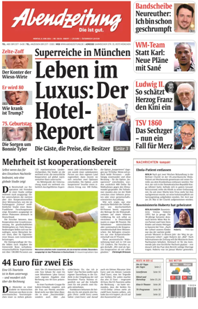 Cover of Abendzeitung Munchen