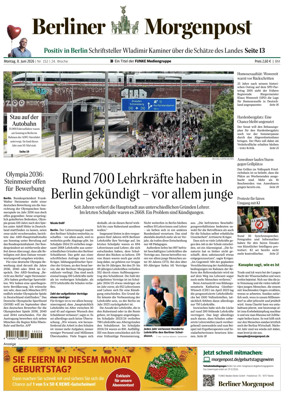 Cover of Berliner Morgenpost