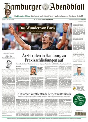 Cover of Hamburger Abendblatt (Norderstedt)