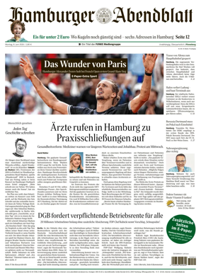 Cover of Hamburger Abendblatt (Pinneberg)