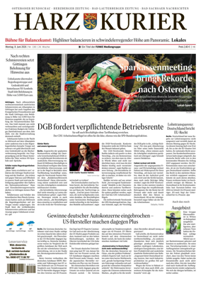 Cover of Harz Kurier