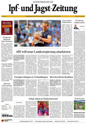 Cover of Ipf- und Jagst-Zeitung
