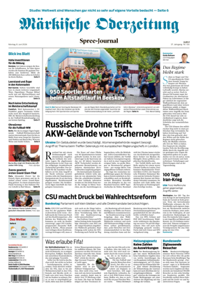 Cover of Markische Oderzeitung Spree-Journal
