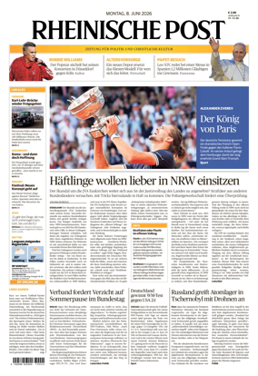 Cover of Rheinische Post Duisburg
