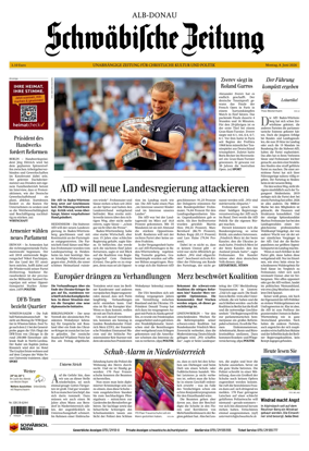 Cover of Schwabische Zeitung (Alb-Donau)