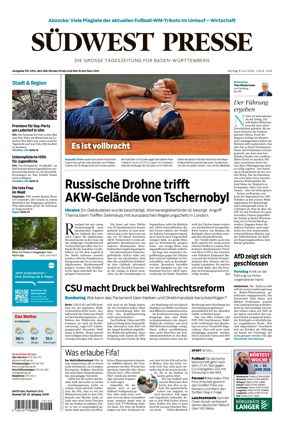 Cover of Sudwest Presse
