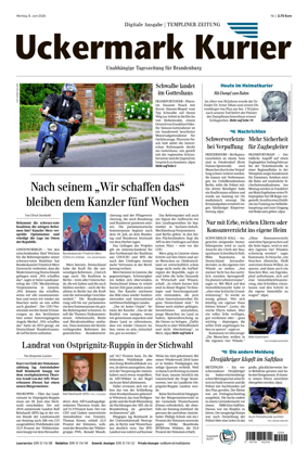 Cover of Templiner Zeitung