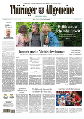 Cover of Thuringer Allgemeine (Apolda)