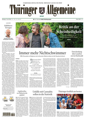 Cover of Thuringer Allgemeine (Erfurt)