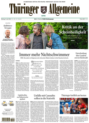 Cover of Thuringer Allgemeine (Gotha)