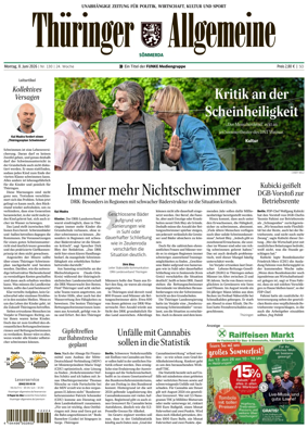 Cover of Thuringer Allgemeine (Sommerda)