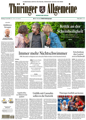 Cover of Thuringer Allgemeine (Weimar)
