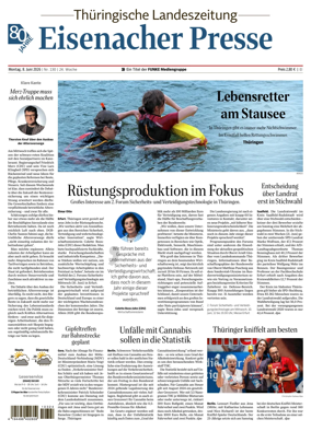 Cover of Thuringische Landeszeitung (Eisenach)