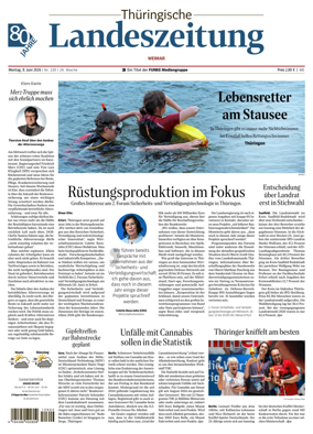 Cover of Thuringische Landeszeitung (Weimar)