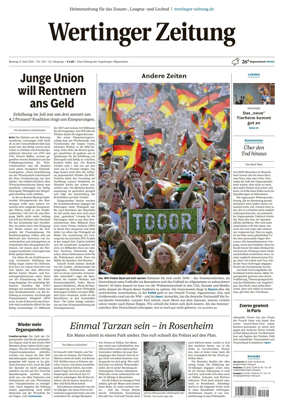 Cover of Wertinger Zeitung