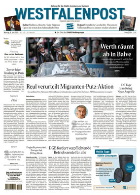 Cover of Westfalenpost (Arnsberg)