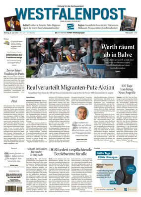 Cover of Westfalenpost (Brilon)