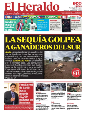 Cover of Diario El Heraldo