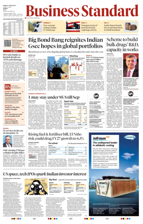 Cover of Business Standard