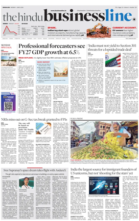 Cover of BusinessLine (Bangalore)