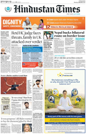Cover of Hindustan Times ST (Mumbai)