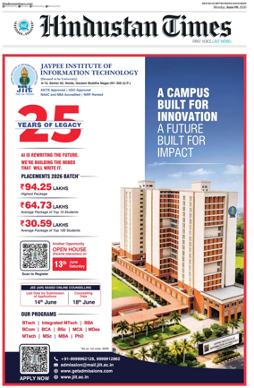 Cover of Hindustan Times ST (Noida)