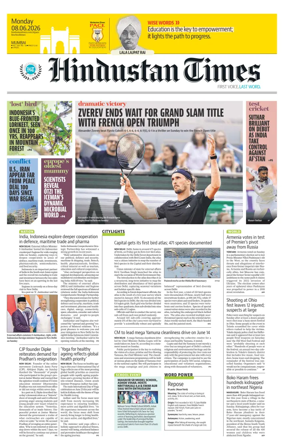 Cover of Hindustan Times Thane