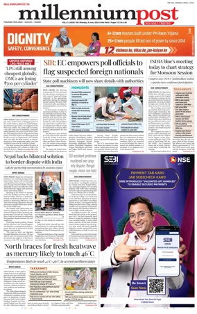Cover of Millennium Post