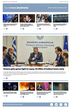 Cover of Euronews Business