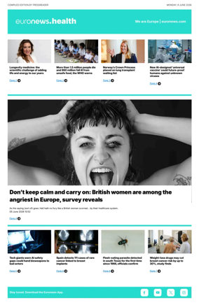 Cover of Euronews Health (English) Compiled Edition